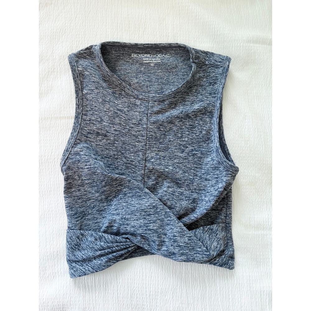 Beyond Yoga Spacedye Tank + Leggings Set Size XS Heather Blue | Retail $165 - Picture 2 of 7